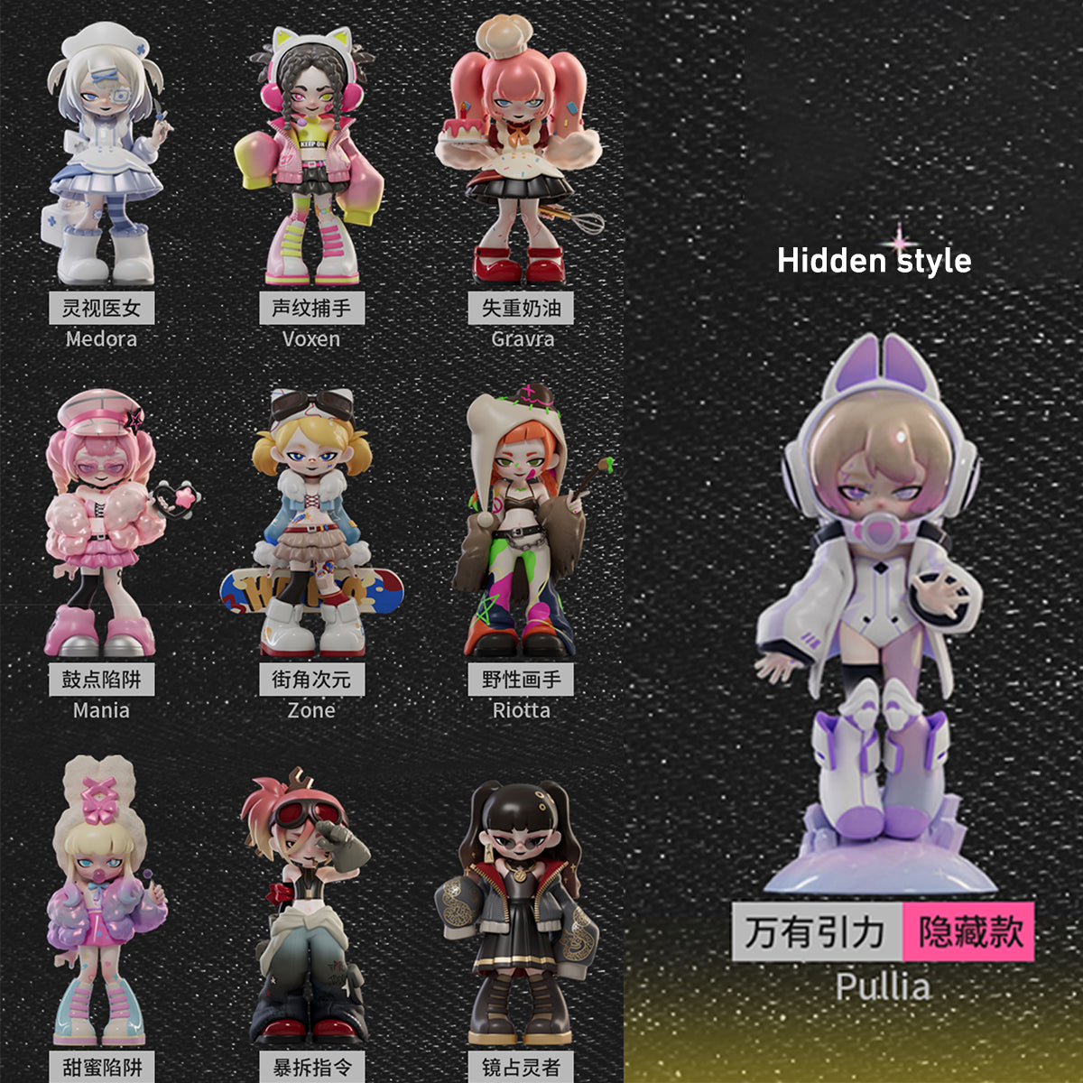 HiPlay MR.BONE ヤンデレガール 寄生ID＆多重人格 ブラインドボックス