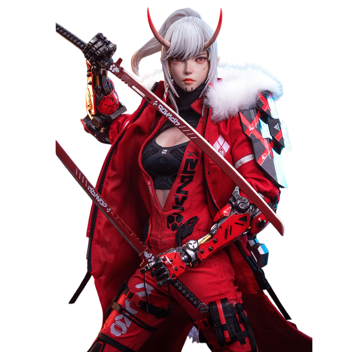 HiPlay POPCOSTUME 1/6 鬼侍シリーズ 緋刃修羅 赤骸 GS-002 可動フィギュア 塗装済み 完成品 アクションフィギュア