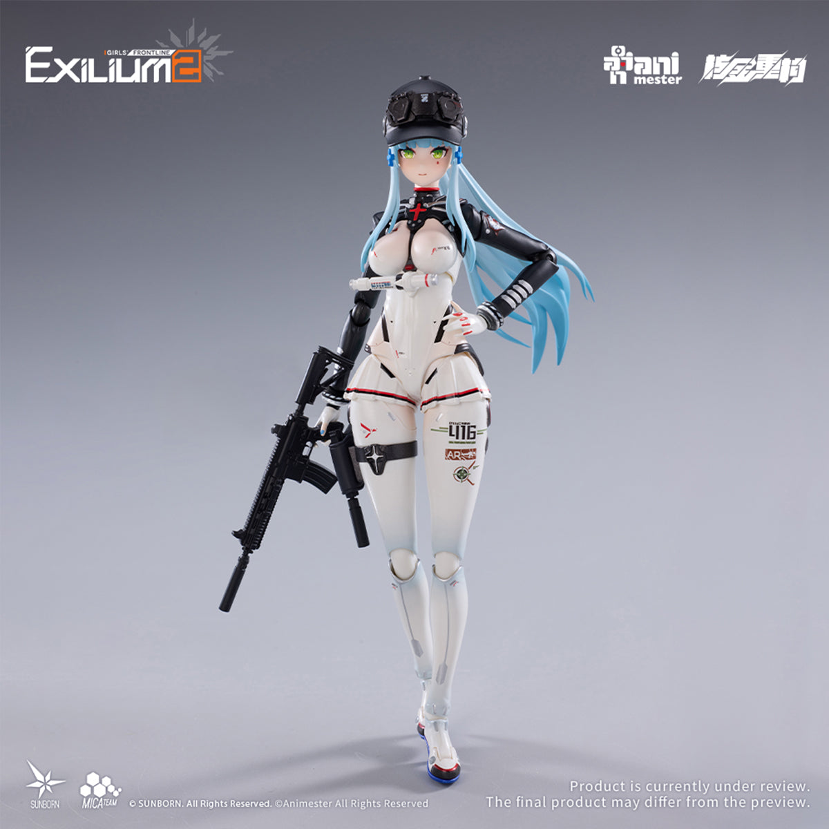 HiPlay Animester 核金重構 1/12 ドールズフロントライン2：エクシリウム クルカイ スピードスター  美少女 可動フィギュア 塗装済み 完成品 色分け済みプラモデル 組み立てキット