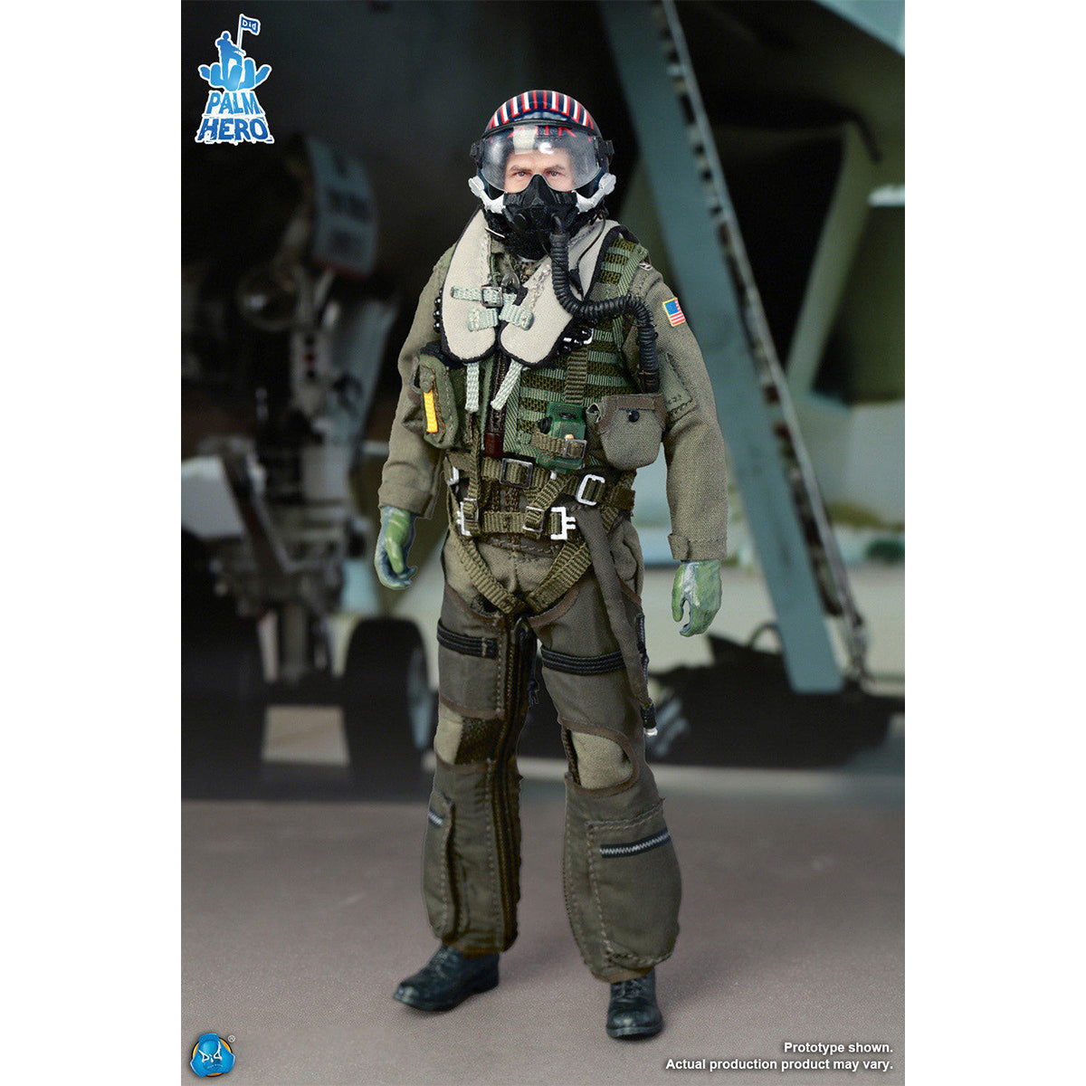 HiPlay DID 1/12 アメリカ海軍戦闘機兵器学校 教官 F/A-18E パイロット ミッチェル大尉 XM80031 可動フィギュア 塗装済み 完成品 アクションフィギュア