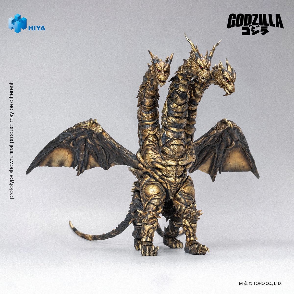 HiPlay HIYATOYS ゴジラ 最後の戦い FINAL WARS カイザーギドラ EBG0290 可動フィギュア 塗装済み 完成品 モンスター