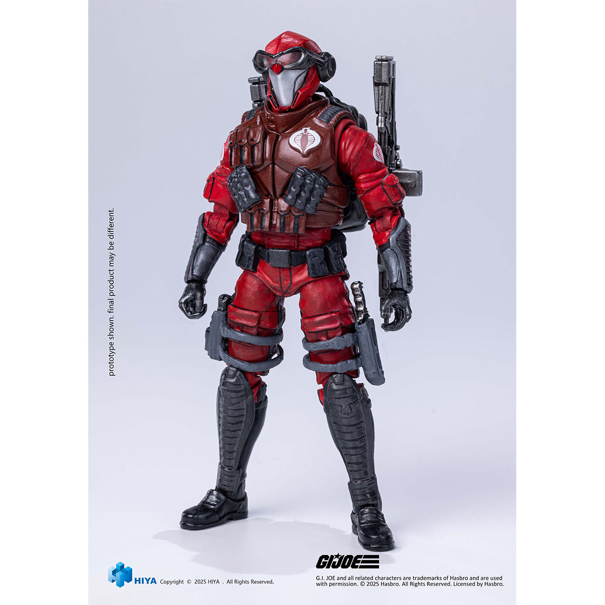 HIYA 1/18 特種部隊 深紅コブラ EMG0461 アクションフィギュア 塗装済み 完成品