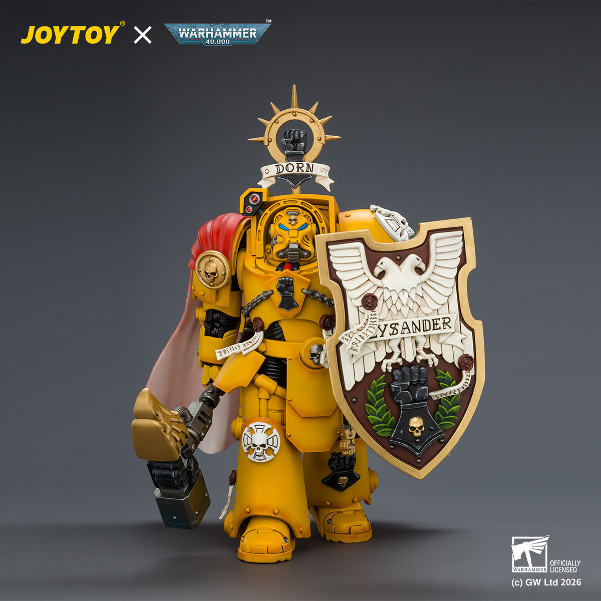 JOYTOY 1/18 インペリアル・フィスト ダーナス・ライサンダー（サンダーハンマー＆ストームシールド装備） JT04896