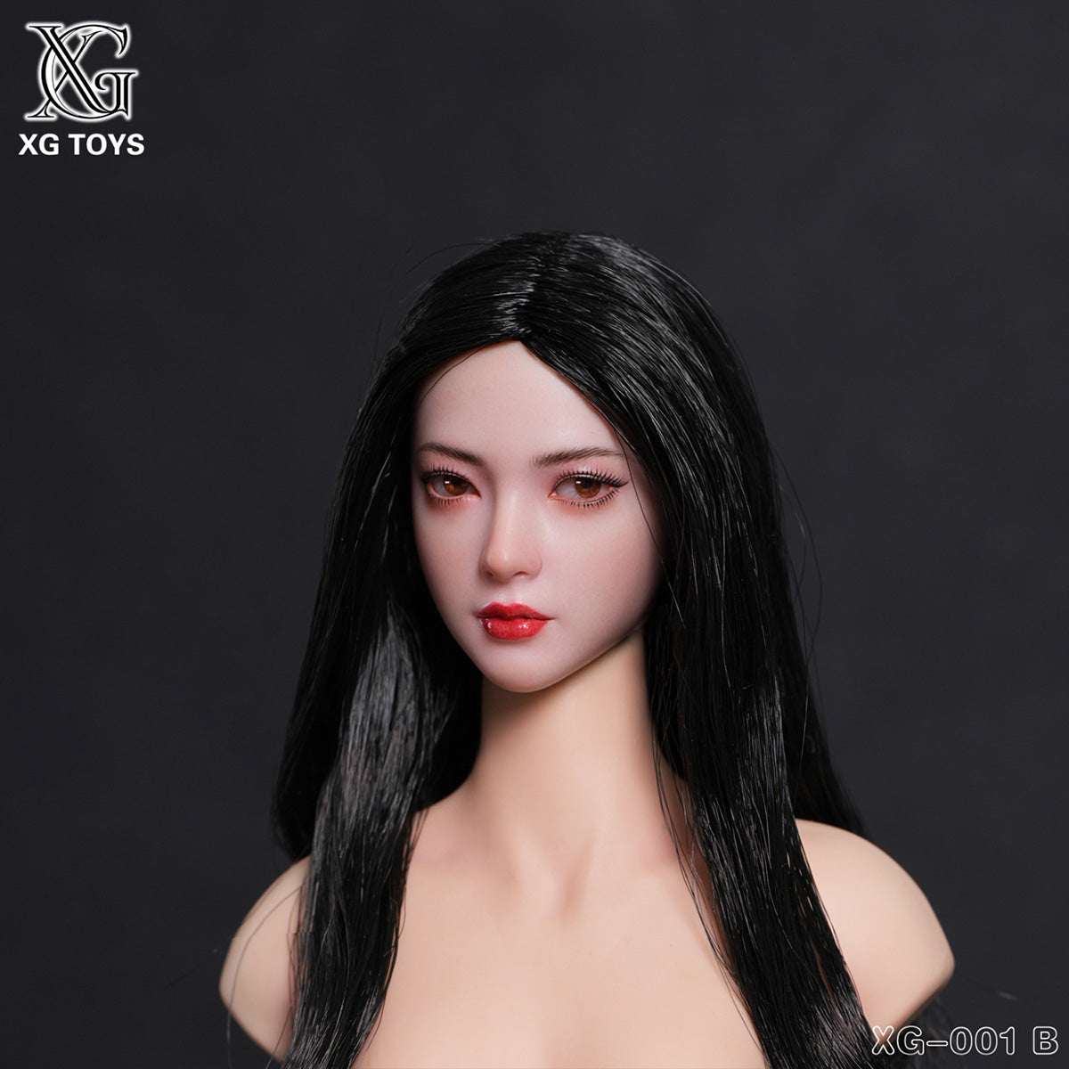 XG Toys 1/6 アジア美女 ヘッド 可動眼 ドール用 頭 塗装済み