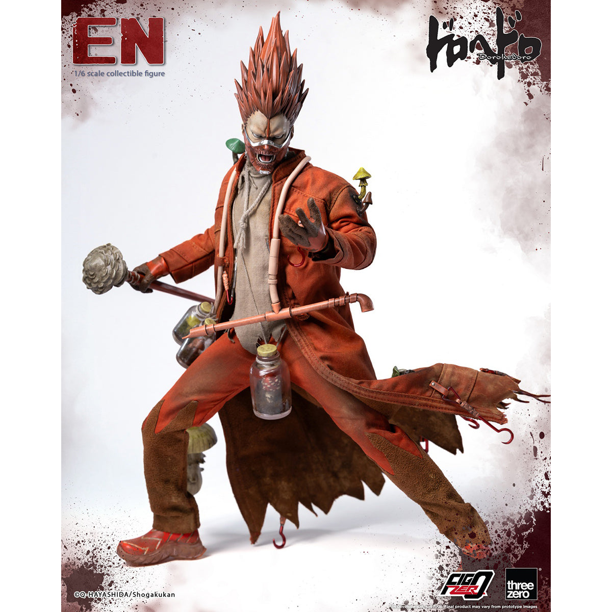 HiPlay Three zero 1/6 ドロヘドロ En 煙 3Z08770W0 可動フィギュア 塗装済み 完成品 アクションフィギュア