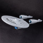 HIYA REPLICAartシリーズ スター・トレック2009 U.S.S.エンタープライズ NCC-1701 発光仕様完成品モデル 塗装済み完成品フィギュア