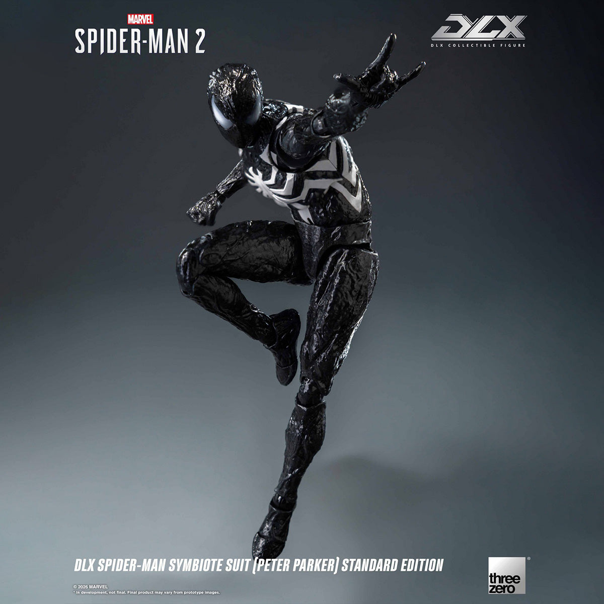 Threezero Marvel's Spider-Man 2 DLX スパイダーマン（シンビオート・スーツ） ピーター・パーカー 通常版 3Z09660C0