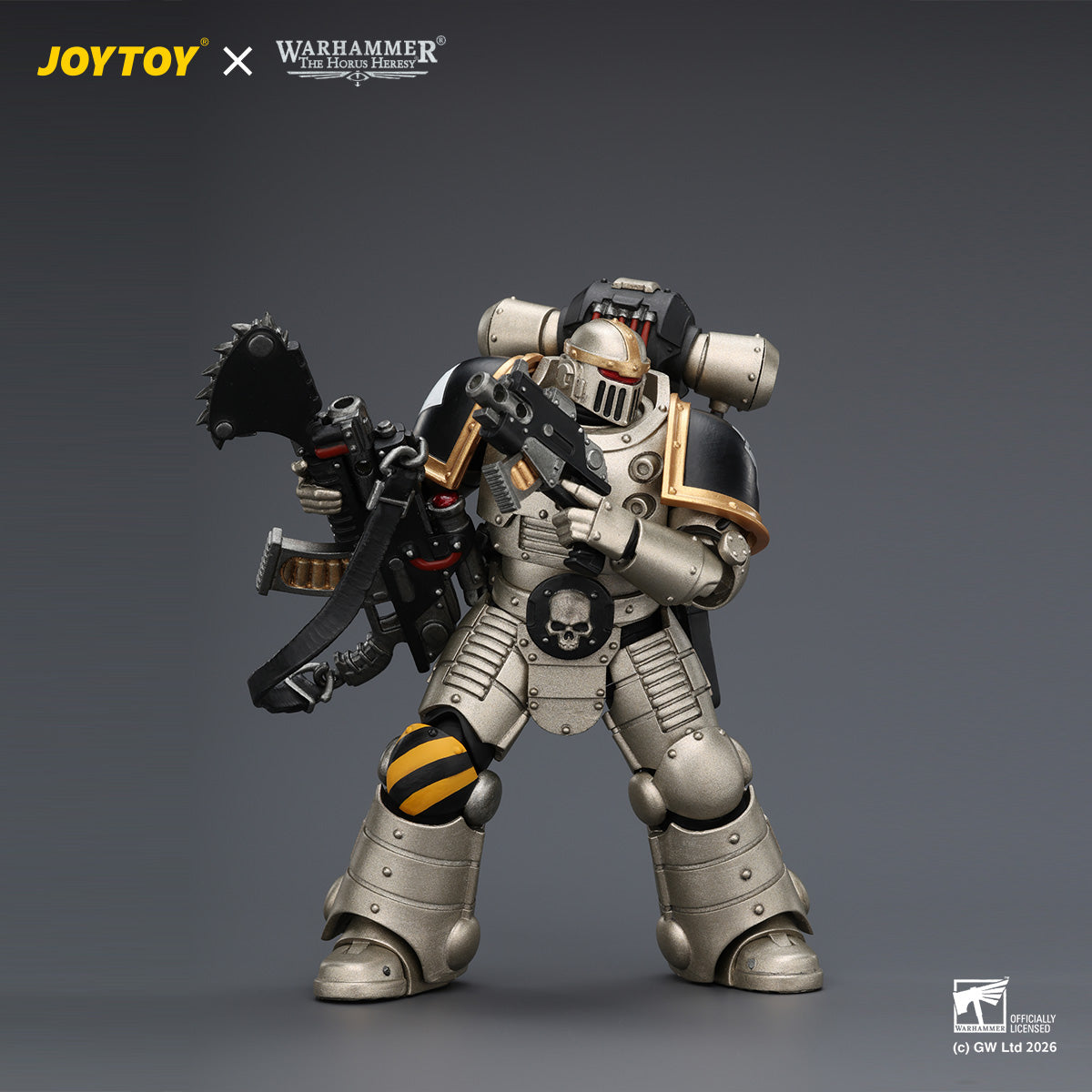 HiPlay JOYTOY 1/18 アイアン・ウォリアー MkII レジオネア 3（ボルター＆ボルトピストル装備） JT04476 可動フィギュア 塗装済み 完成品