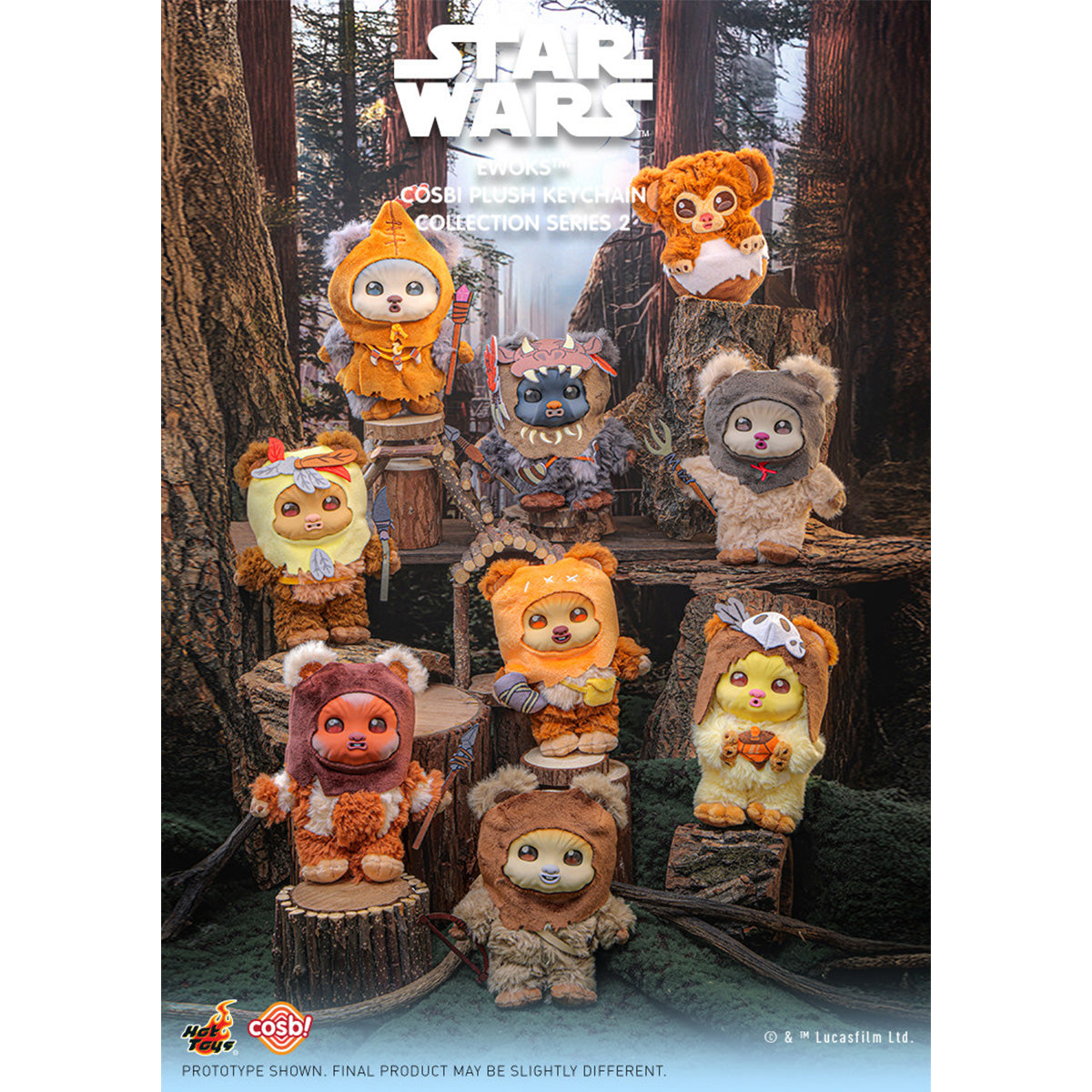 Hot Toys 『スター・ウォーズ』イウォーク COSBI チャーム 第二弾