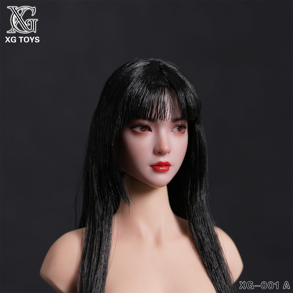 XG Toys 1/6 アジア美女 ヘッド 可動眼 ドール用 頭 塗装済み