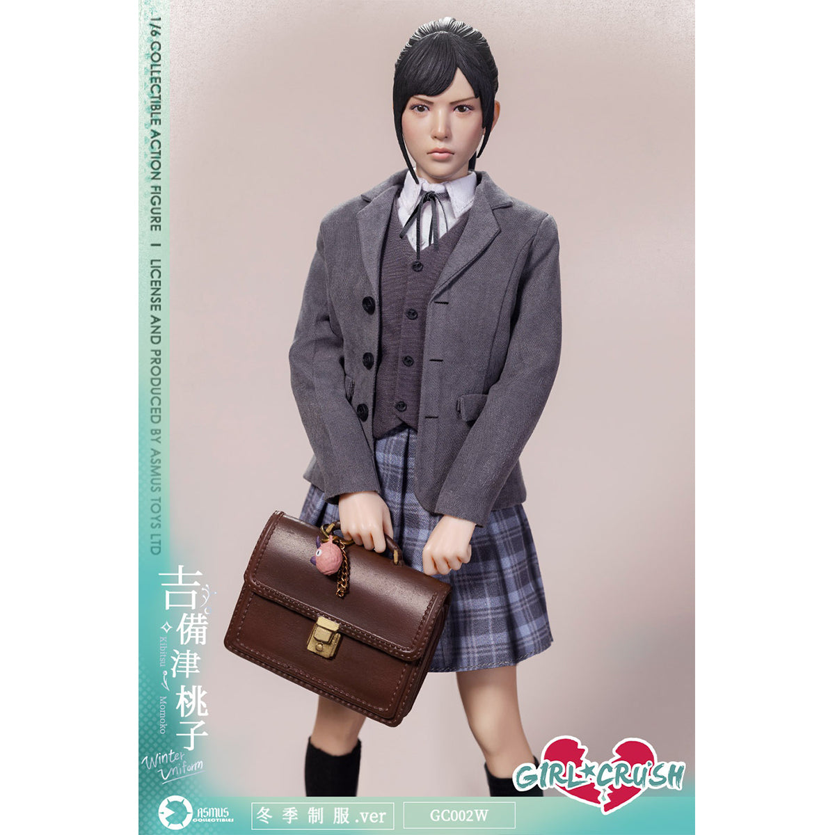 HiPlay ASMUS TOYS 1/6 吉備津桃子 冬服版 GC002W 可動フィギュア 塗装済み 完成品 ボディ