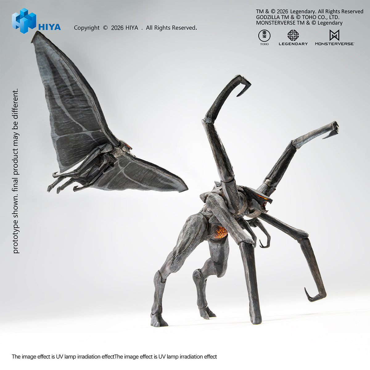 HiPlay HIYA ゴジラ 2014 ムートー オス・メス 2体セット EBG0240 可動フィギュア 塗装済み 完成品 モンスター