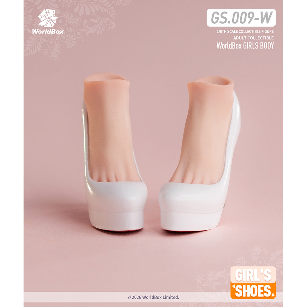 HiPlay Worldbox 1/6 プラットフォーム ハイヒール 女性 フィギュア用 アクセサリー 付属品