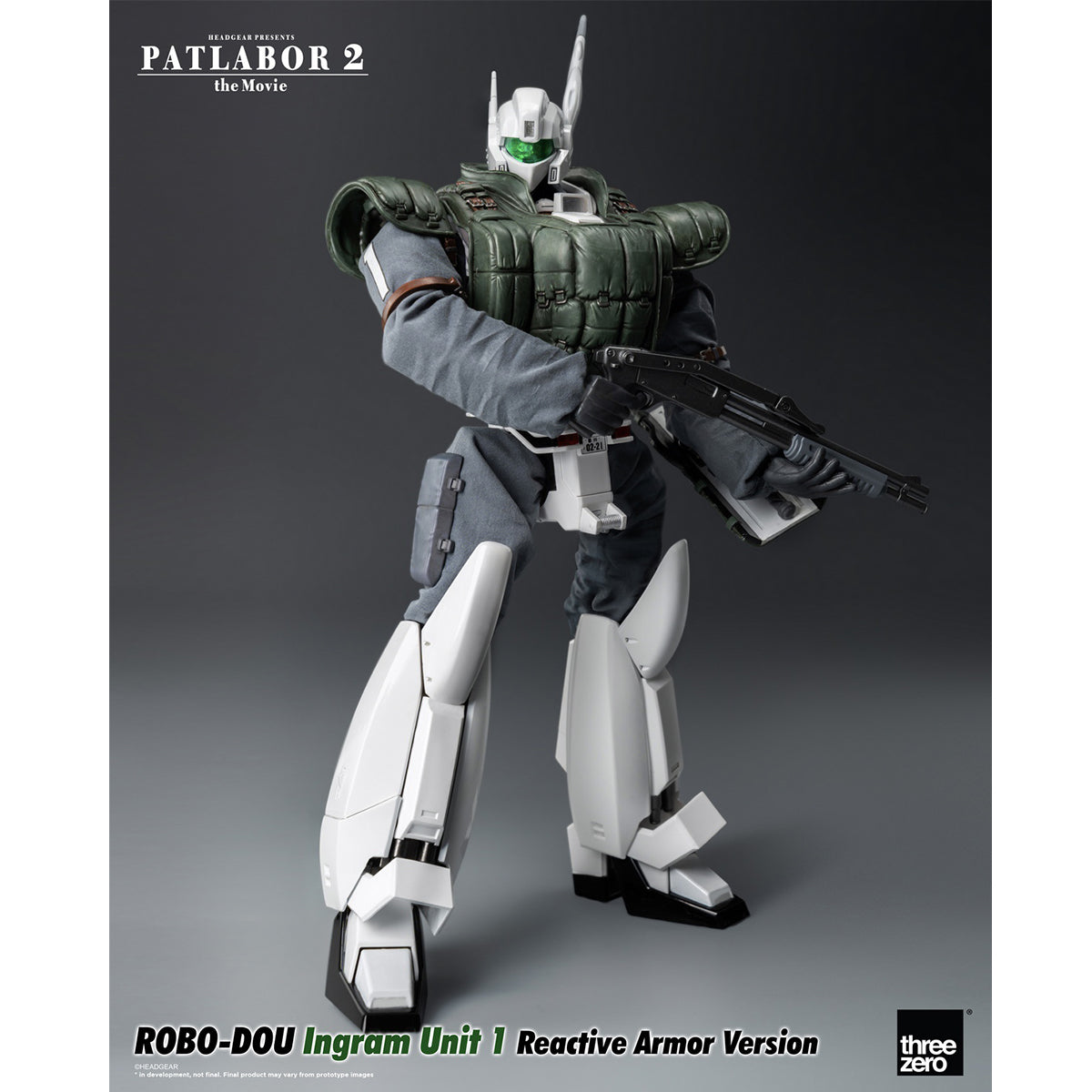 HiPlay Threezero 1/35 イングラム 反応装甲 1号機 & 2号機 & 3号機 可動 アクション フィギュア アクセサリー フルセット