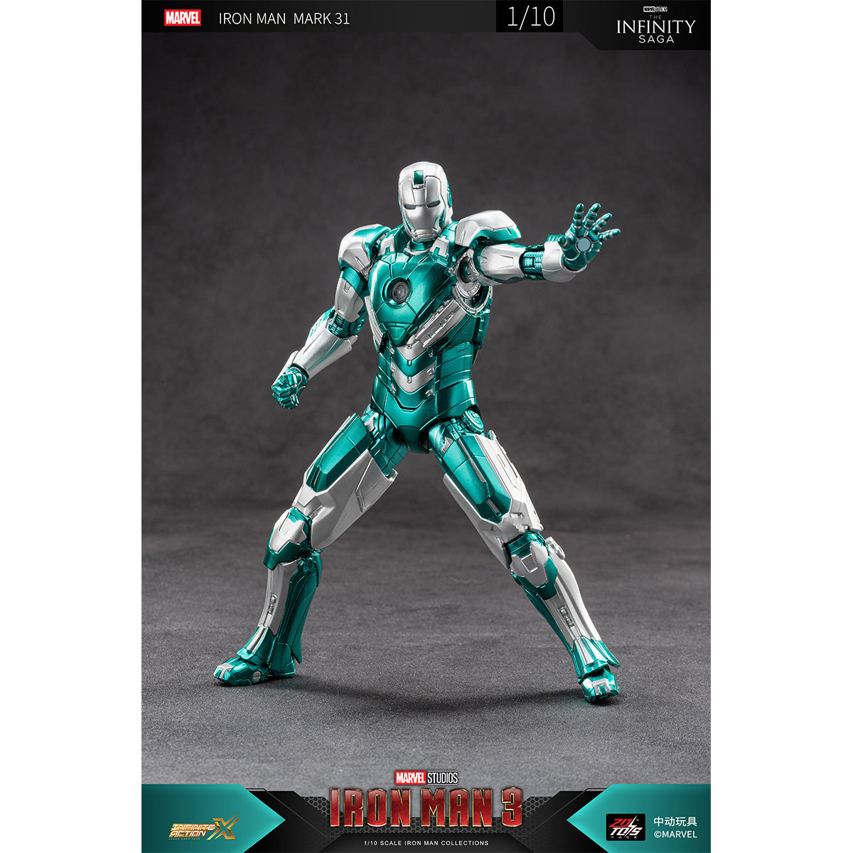 ZDTOYS 1/10 アイアンマン 非発光版 1906