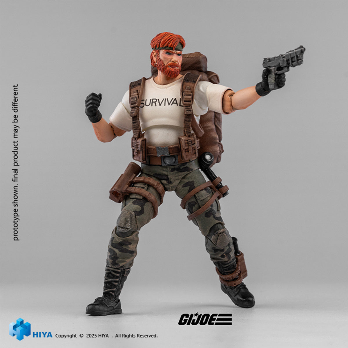HIYA 1/18 G.I.Joe Outback アウトバック 内陸 EMG0370 アクションフィギュア 塗装済み 完成品