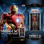 ZDTOYS 1/10 アイアンマン 格納庫 ホール・オブ・アーマー 2.0 セット MK1-MK10 1910-01-10