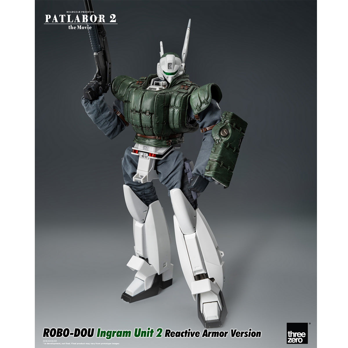 HiPlay Threezero 1/35 イングラム 反応装甲 1号機 & 2号機 & 3号機 可動 アクション フィギュア アクセサリー フルセット