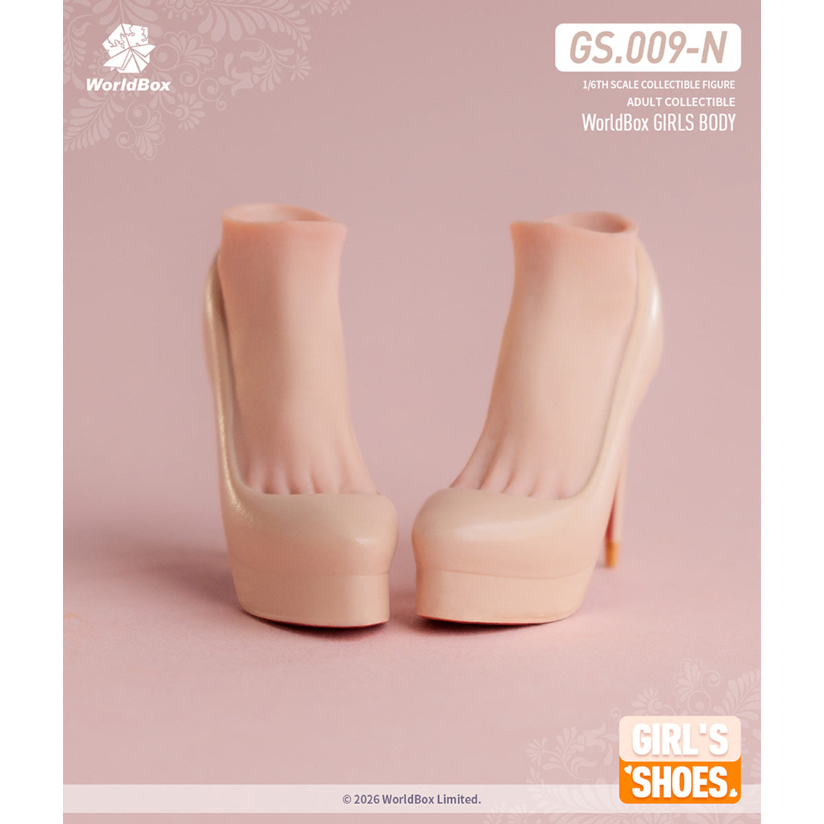 HiPlay Worldbox 1/6 プラットフォーム ハイヒール 女性 フィギュア用 アクセサリー 付属品