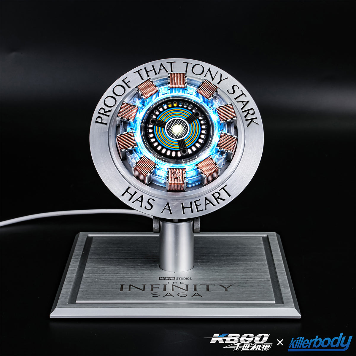 HIPLAY Killerbody マーベル アイアンマン アーク・リアクター ワイヤレス充電器 KB20104