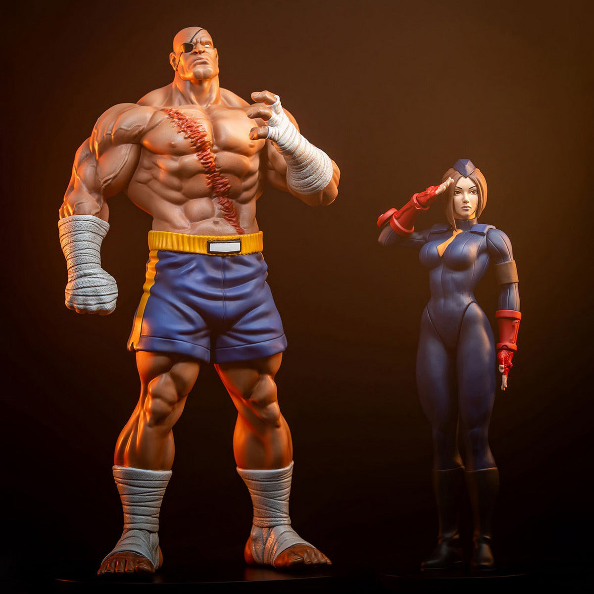 Sideshow x PCS 1/10 ストリートファイター サガット ＆ ユーリ 915331