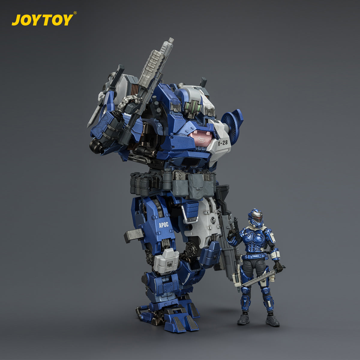 HiPlay JOYTOY 1/25 天啓シリーズ スマッシャー 高速強襲型メカ ＆ UNSC アサルター フィヨルド 可動フィギュア 塗装済み 完成品