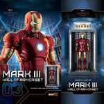 ZDTOYS 1/10 アイアンマン 格納庫 ホール・オブ・アーマー 2.0 セット MK1-MK10 1910-01-10