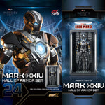 ZDTOYS 1/10 アイアンマン 格納庫 ホール・オブ・アーマー 2.0 セット MK21-MK30 1910-21-30