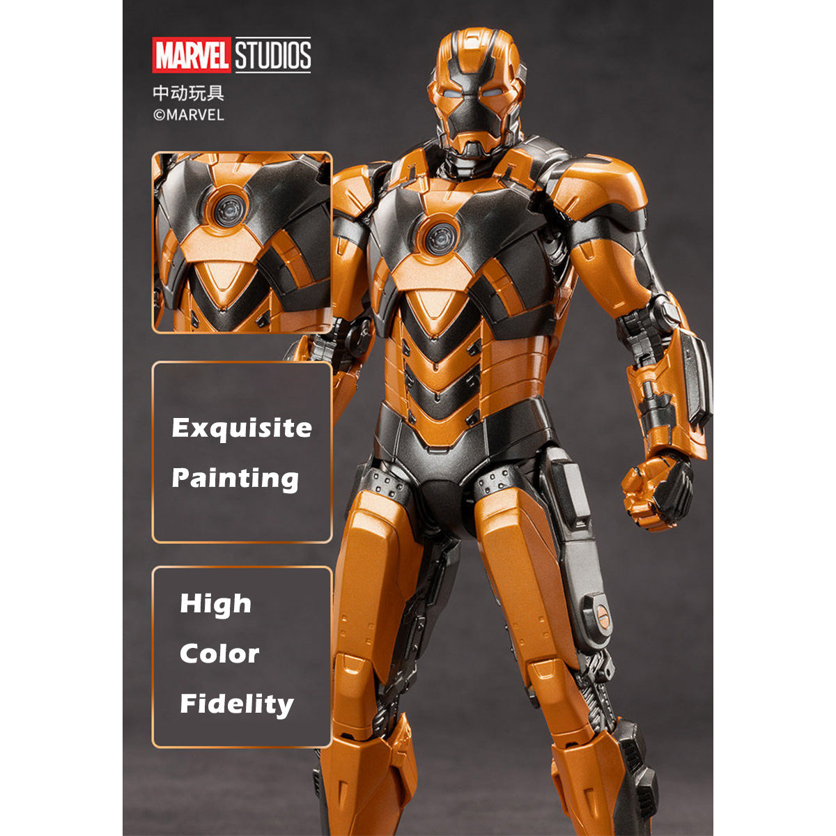 ZDTOYS 1/10 アイアンマン 非発光版 1906