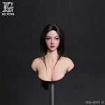 XG Toys 1/6 アジア美女 ヘッド 可動眼 ドール用 頭 塗装済み