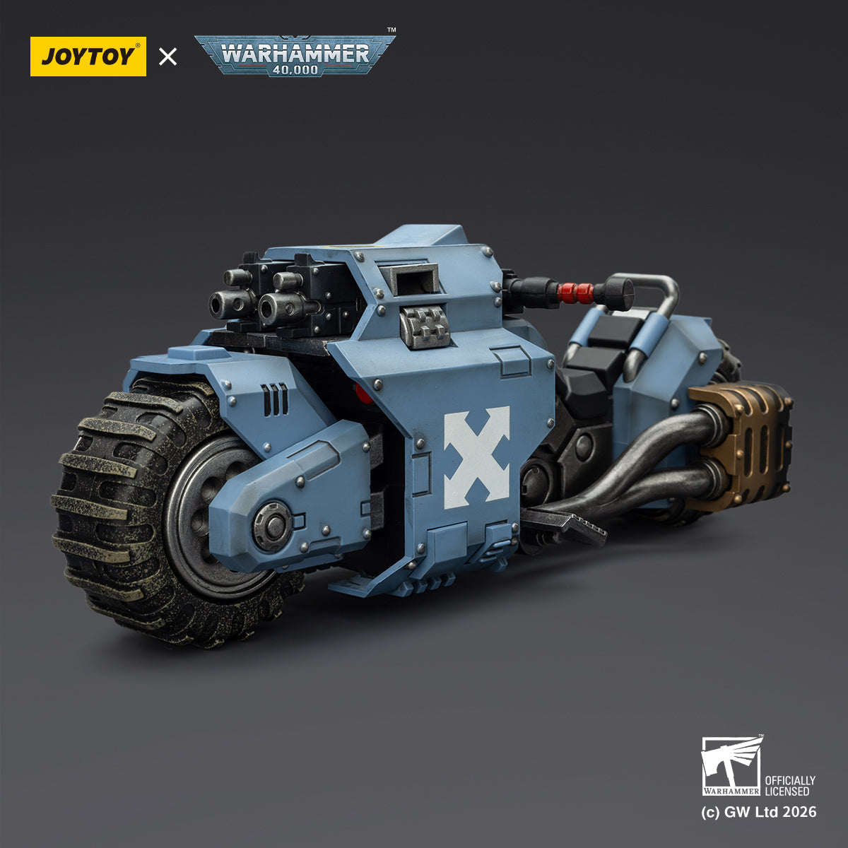 HiPlay JOYTOY 1/18 アウトライダー・バイク ツイン・ボルトライフル装備 可動フィギュア 塗装済み 完成品