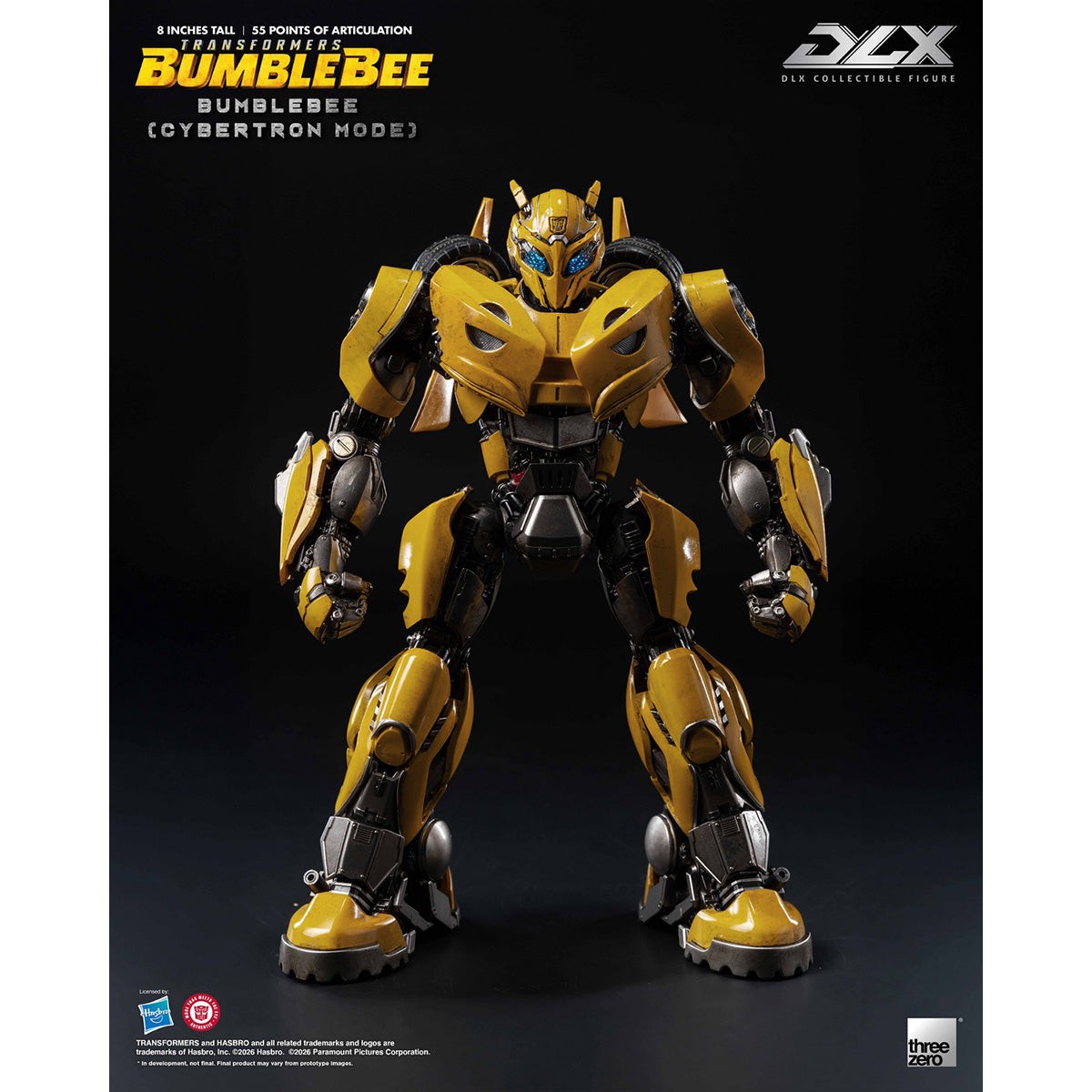Threezero トランスフォーマー/バンブルビー DLX バンブルビー (サイバトロンモード) 3Z10490W0 可動フィギュア 塗装済み 完成品