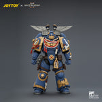 JOYTOY 1/18 ゲーム版 ウルトラマリーン アサルト・インターセッサー ジャンプパック、サンダーハンマー、ネオ・ヴォルカイト・ピストル装備 JT04421 可動フィギュア 塗装済み 完成品