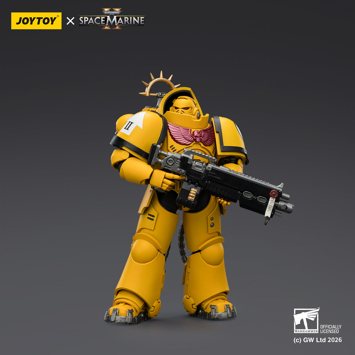 HiPlay JOYTOY 1/18 ウォーハンマー40,000（ゲーム版）ヘヴィ・インターセッサー  ヘヴィ・ボルトライフル＆ボルトピストル装備 可動フィギュア 塗装済み 完成品