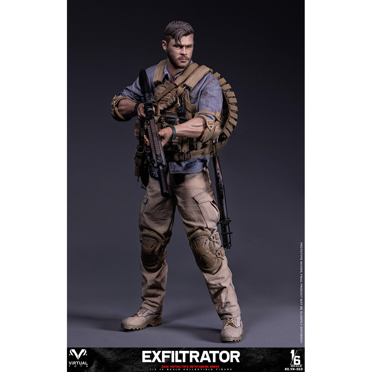 HiPlay VTSTOYS 1/6 孤高の傭兵 フロントライン マーセナリー NO.VM060 可動フィギュア 塗装済み 完成品 アクションフィギュア