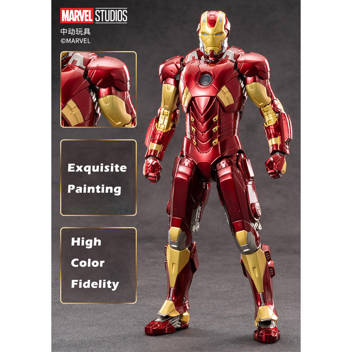 ZDTOYS 1/10 アイアンマン 非発光版 1906