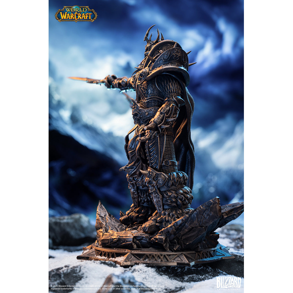 Blizzard ワールド・オブ・ウォークラフト リッチキング ブロンズ・コレクティブル・スタチュー BLZ026