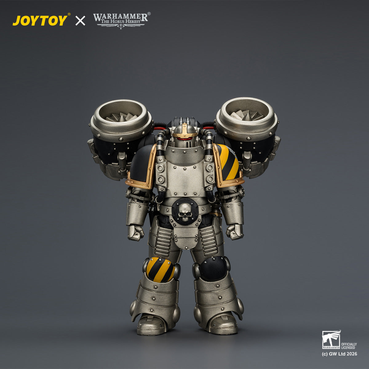 HiPlay JOYTOY 1/18 アイアン・ウォリアー MkII アサルト・サージェント（ディスインテグレーター・ピストル、パワーハンマー＆コンバットシールド装備） JT04483 可動フィギュア 塗装済み 完成品