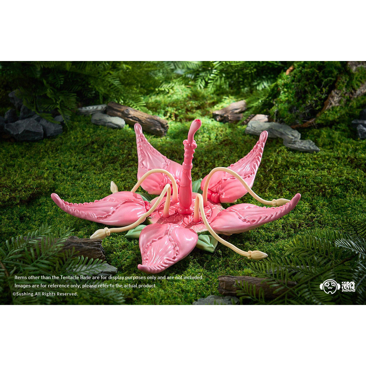 HiPlay 溯行 Sushing UBC-087 植物系 フィギュア用 地台 スタンド ディスプレイ ベース　塗装済み 完成品