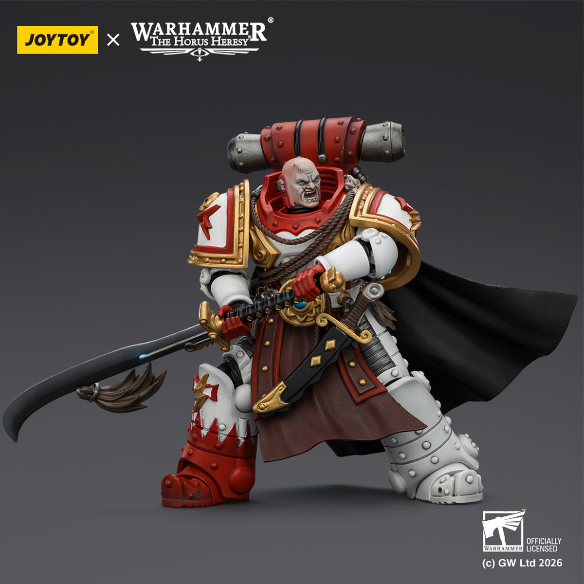 JOYTOY 1/18 ホワイトスカー軍団 ヒブ・カーン、贖罪者（“ブレス・オブ・ザ・ストーム”パワーソード装備） JT03783