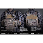 DAMTOYS 1/6 Vertexarms Order Series 2 タクティカル ロープロファイル プレートキャリア システム 男性 フィギュア用 アクセサリー 付属品