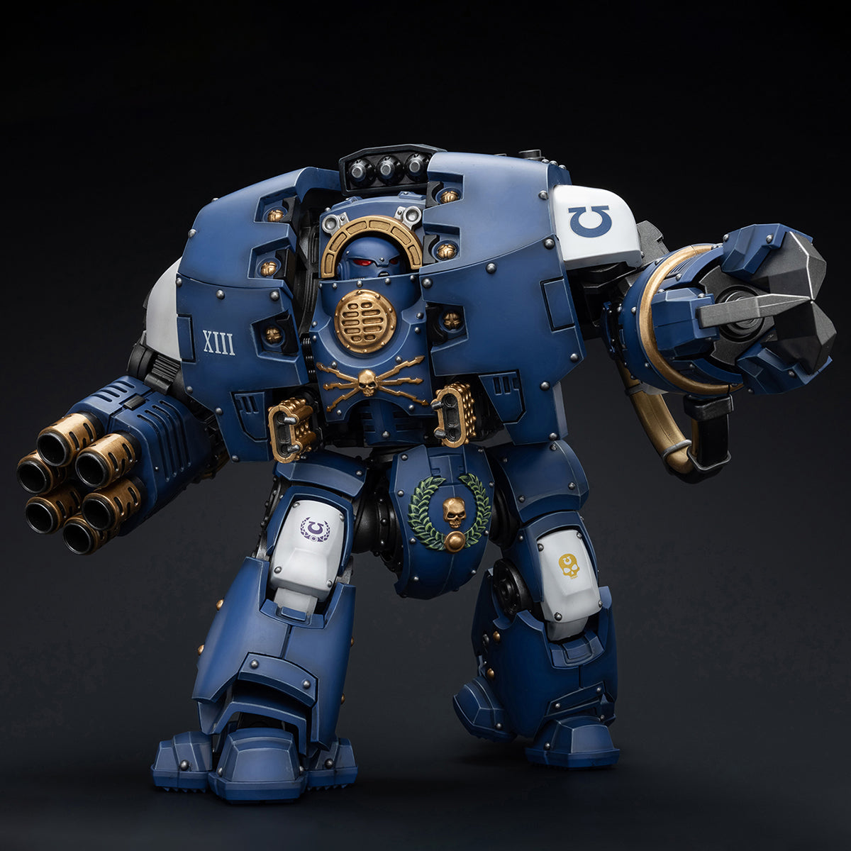 HiPlay JOYTOY Warhammer The Horus Heresy 1/18 ウルトラマリーン リヴァイアサン・ドレッドノート サイクロニック・メルタランス＆シージクロー JT8643  可動フィギュア 塗装済み 完成品