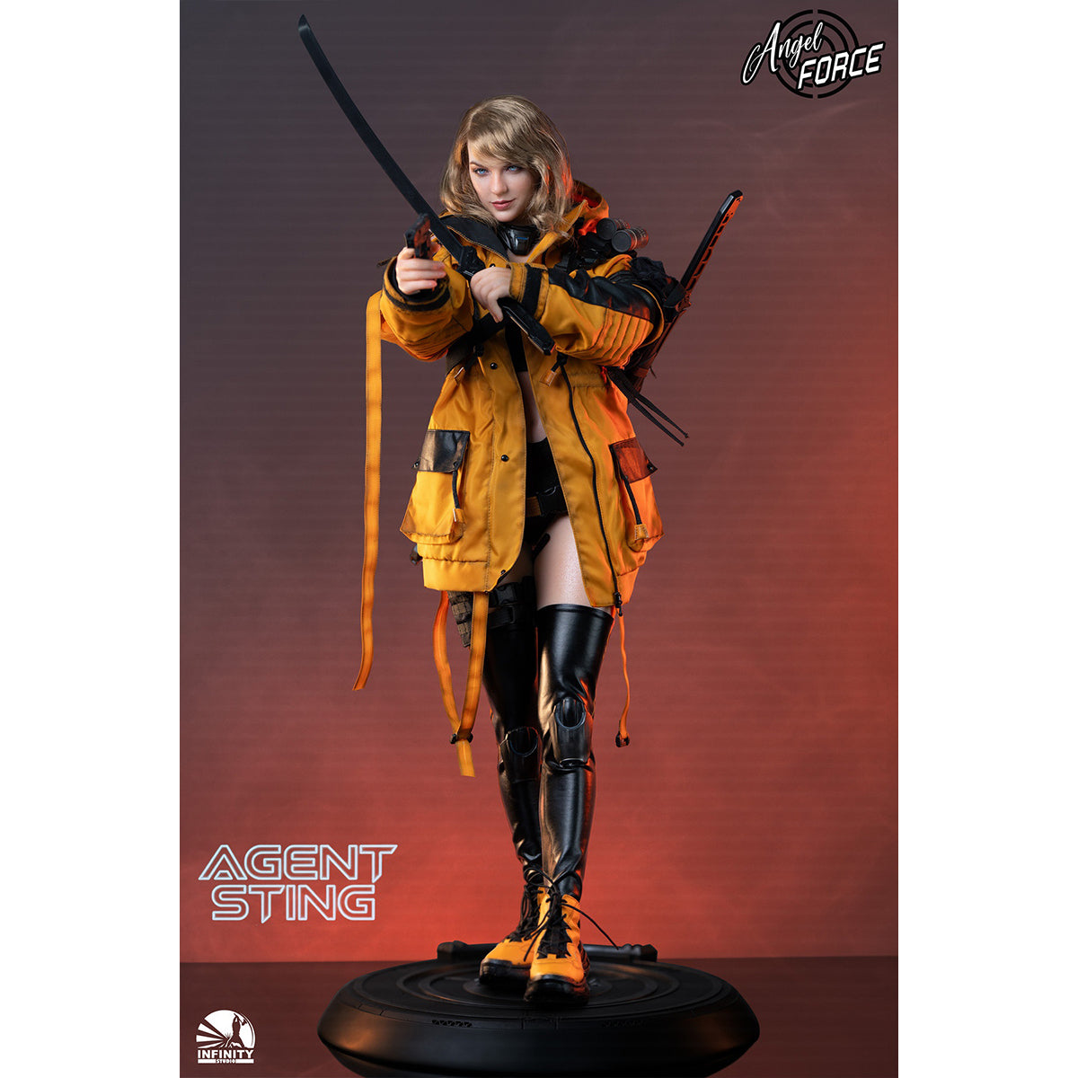 HiPlay Infinity Studio 1/3 Angel Forceシリーズ 第2弾 エージェント・スティング GJKD0003 可動フィギュア 塗装済み 完成品 ボディ