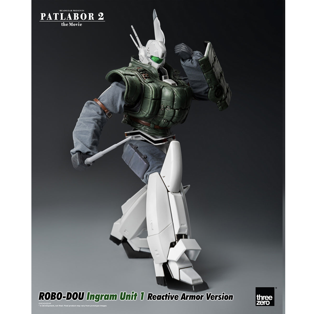 HiPlay Threezero 1/35 イングラム 反応装甲 1号機 & 2号機 & 3号機 可動 アクション フィギュア アクセサリー フルセット