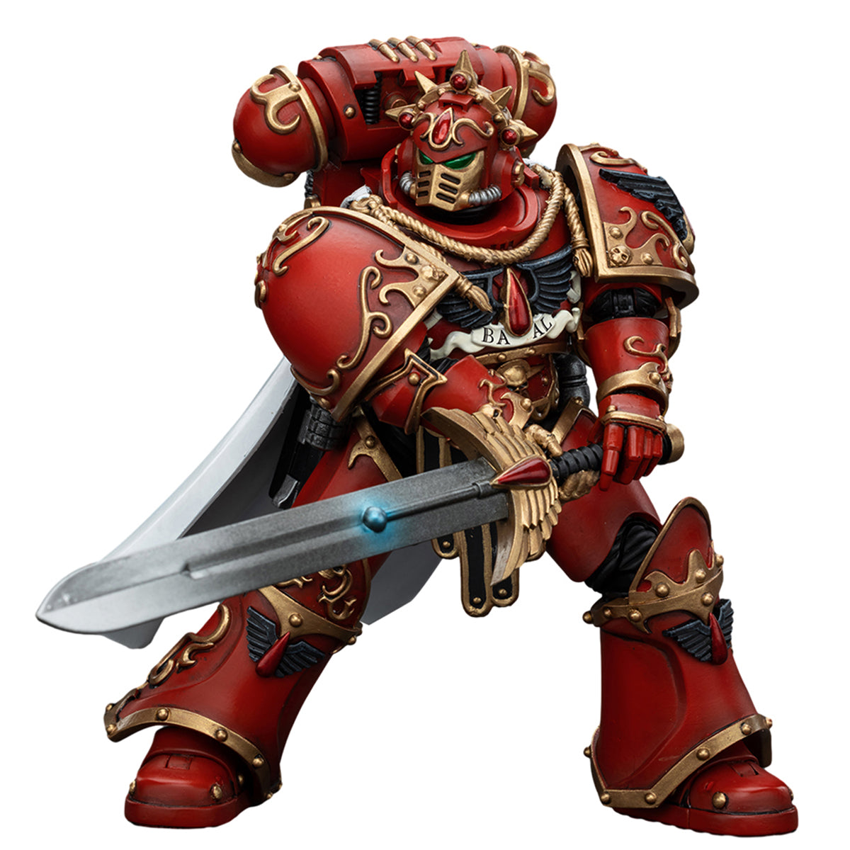 HiPlay JOYTOY Warhammer The Horus Heresy ブラッドエンジェルス・リージョン・プレトール（パラゴンブレード装備）JT00225  1/18 可動フィギュア 塗装済み 完成品 PVC製