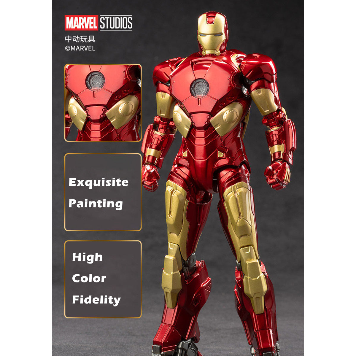 ZDTOYS 1/10 アイアンマン 非発光版 1906