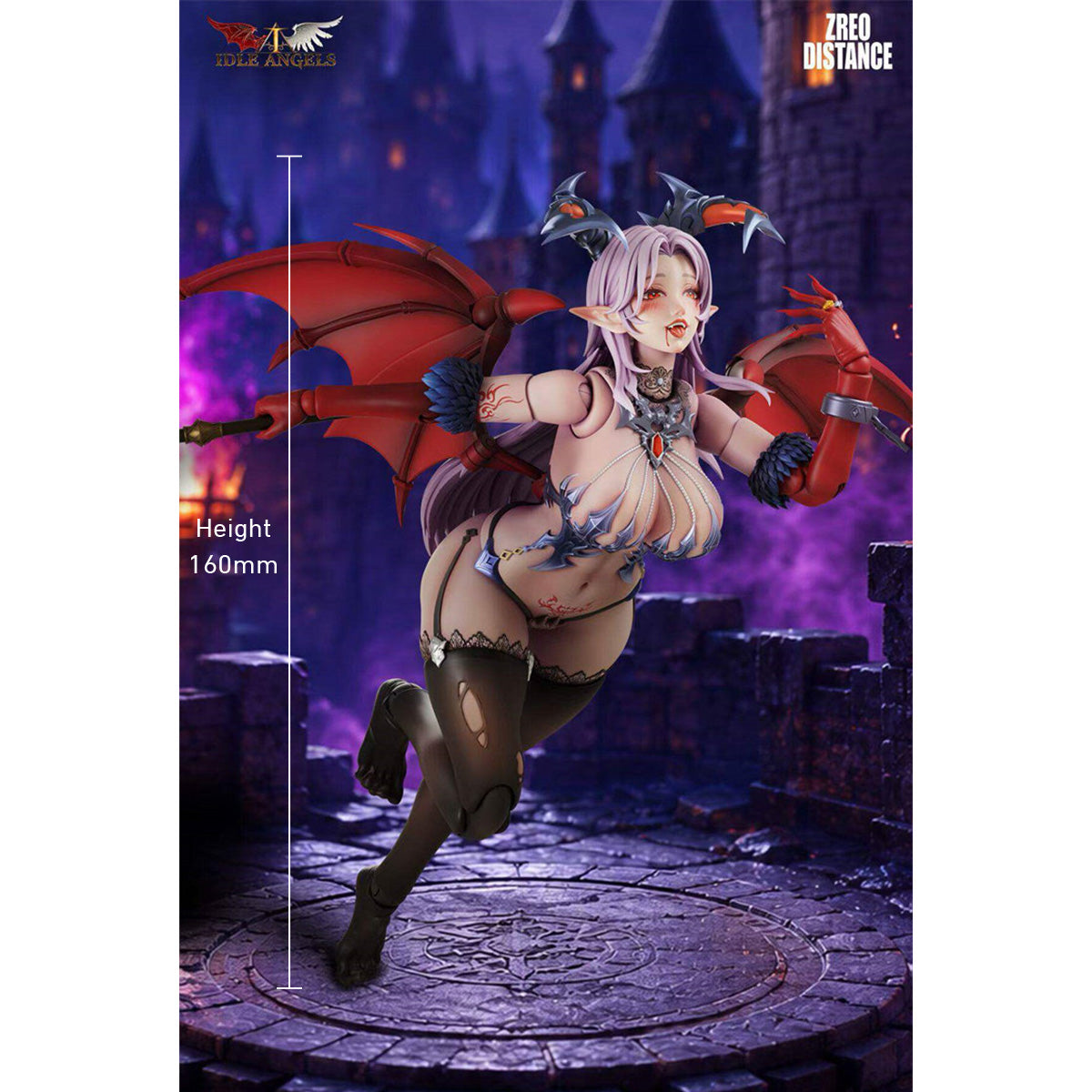 HiPlay 零距スタジオ&ldle Angels 1/12 堕天使 ルシファー 可動フィギュア 塗装済み 完成品