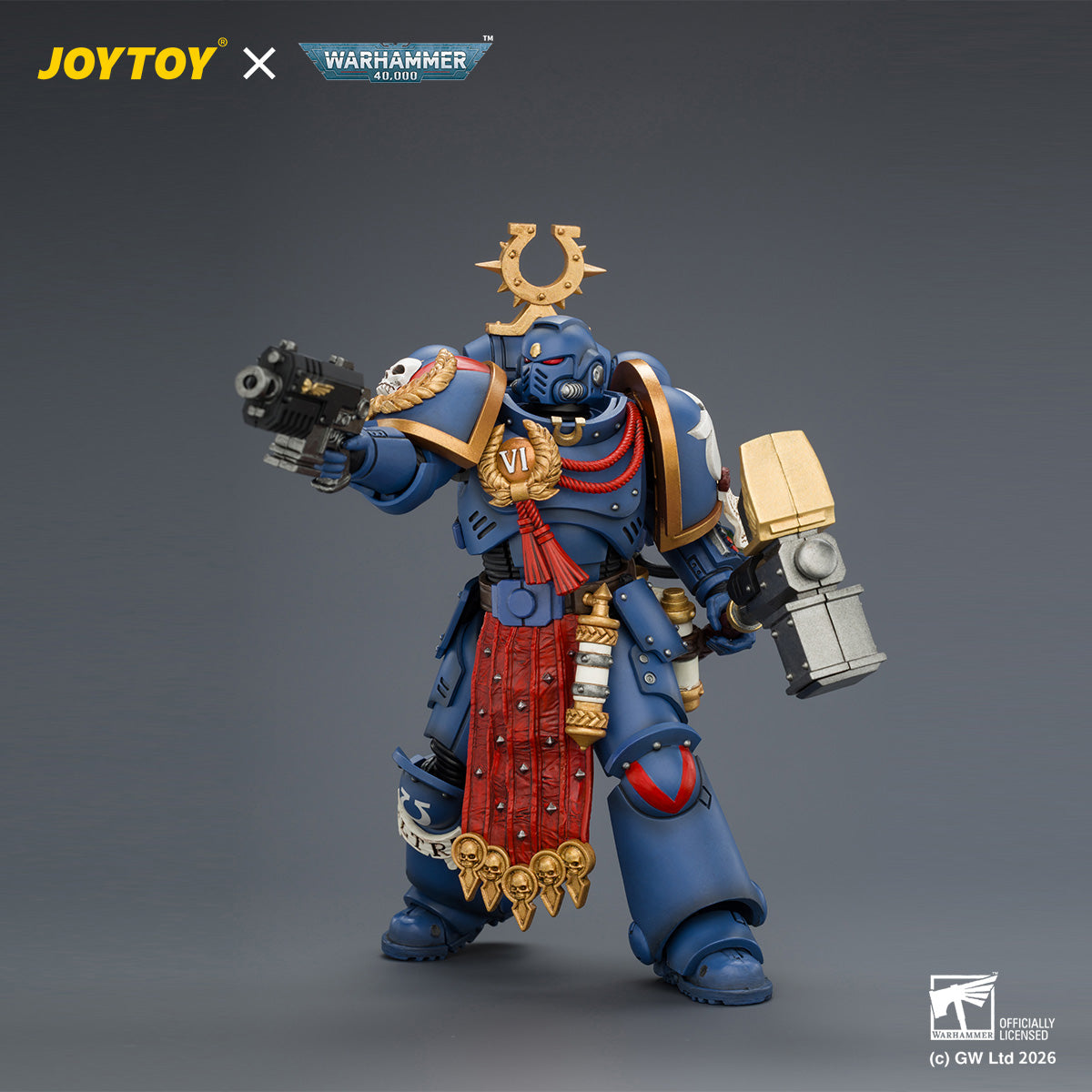 JOYTOY 1/18 ウルトラマリーン フェレン・アレアス（サンダーハンマー＆ボルトピストル装備） JT04889