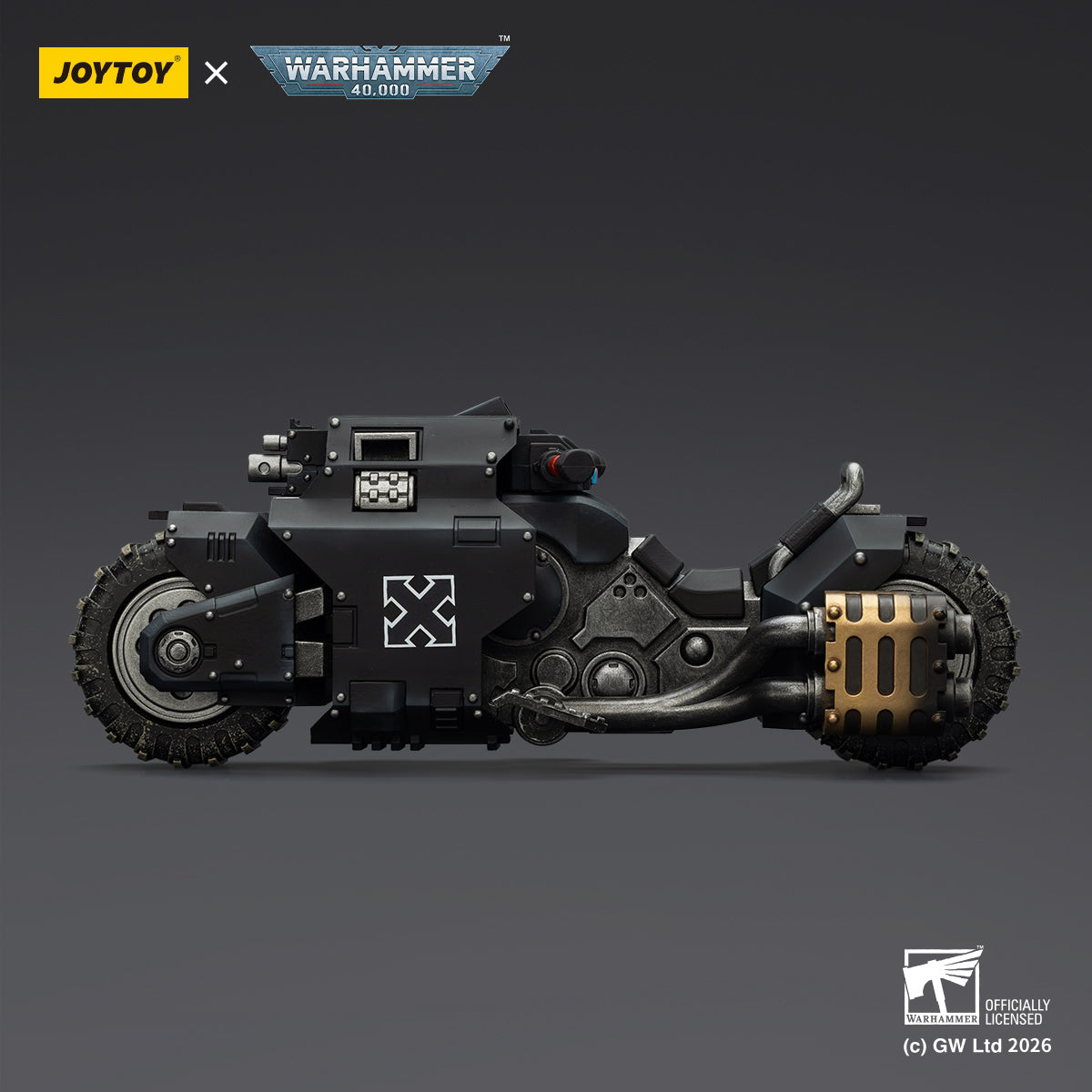 HiPlay JOYTOY 1/18 アウトライダー・バイク ツイン・ボルトライフル装備 可動フィギュア 塗装済み 完成品