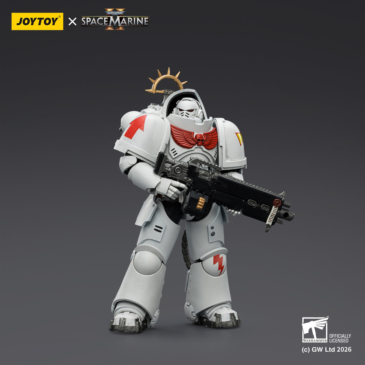 HiPlay JOYTOY 1/18 ウォーハンマー40,000（ゲーム版）ヘヴィ・インターセッサー  ヘヴィ・ボルトライフル＆ボルトピストル装備 可動フィギュア 塗装済み 完成品